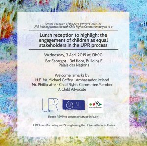 Child Rights Connect – UPR Info event